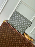 LV M61692 Louis Vuitton Pochette Voyage MM Bag Monogram Green