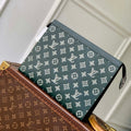 LV M61692 Louis Vuitton Pochette Voyage MM Bag Forest Green