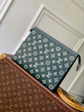 LV M61692 Louis Vuitton Pochette Voyage MM Bag Forest Green
