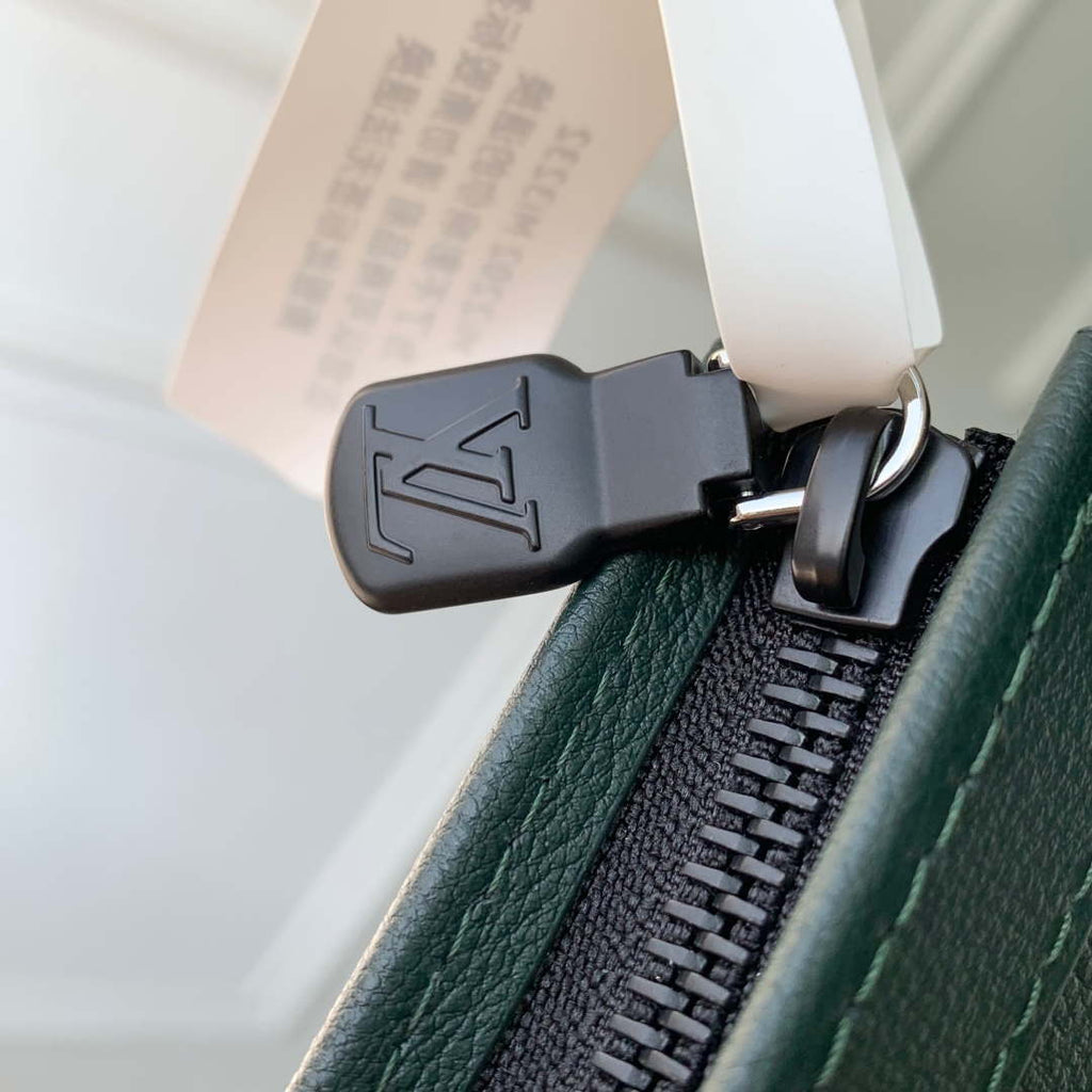 LV M61692 Louis Vuitton Pochette Voyage MM Bag Forest Green
