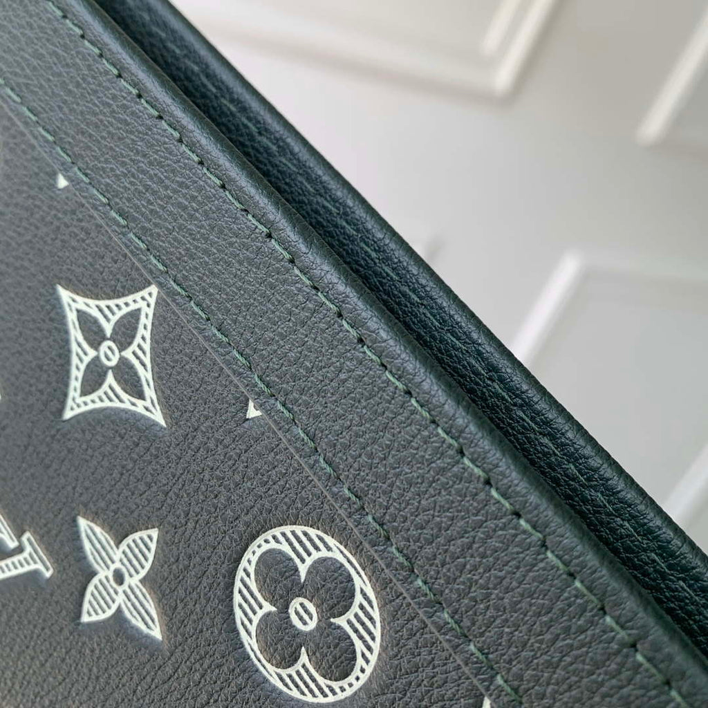 LV M61692 Louis Vuitton Pochette Voyage MM Bag Forest Green