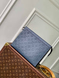 LV M61692 Louis Vuitton Pochette Voyage MM Bag Monogram £Âlue