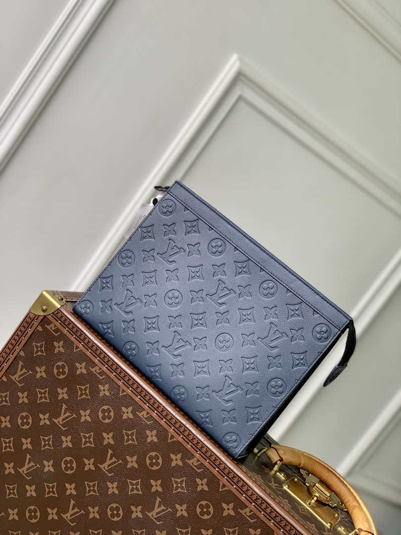 LV M61692 Louis Vuitton Pochette Voyage MM Bag Monogram £Âlue