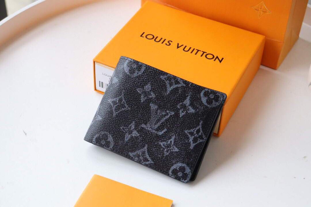 LV M61695 Louis Vuitton Multiple Wallet Monogram Eclipse