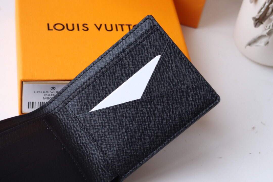 LV M61695 Louis Vuitton Multiple Wallet Monogram Eclipse