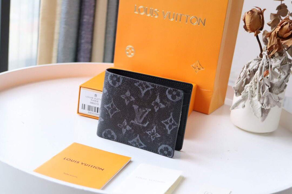 LV M61695 Louis Vuitton Multiple Wallet Monogram Eclipse