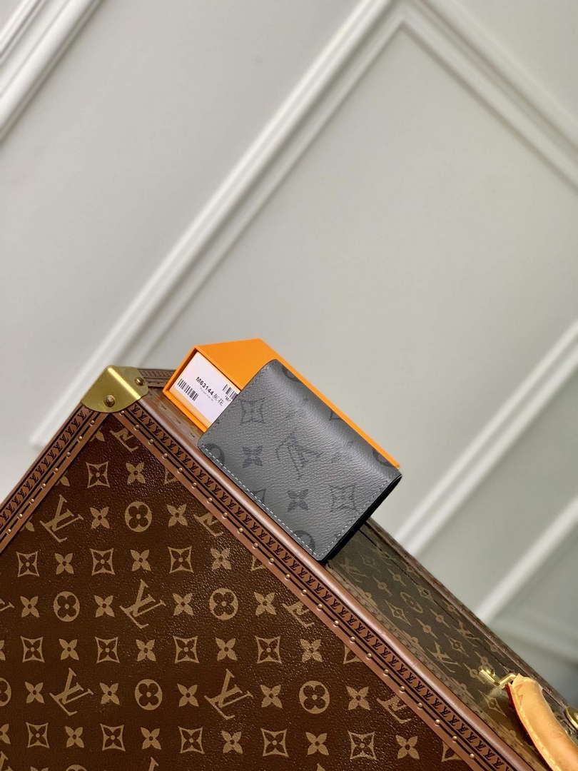LV M61696 Louis Vuitton Pocket Organizer Gray
