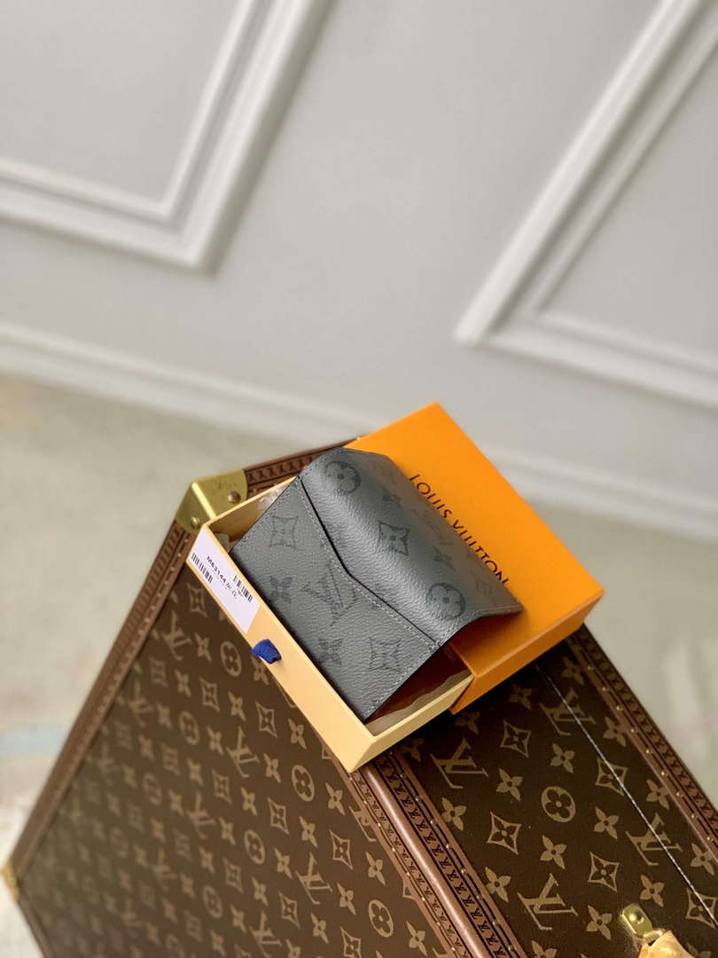 LV M61696 Louis Vuitton Pocket Organizer Gray