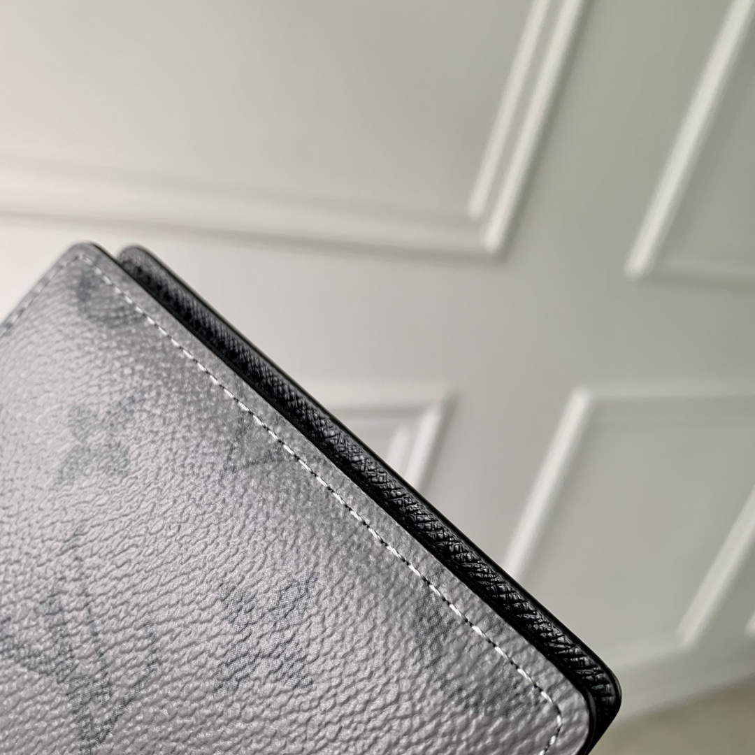 LV M61696 Louis Vuitton Pocket Organizer Gray - Default Title - View 9