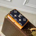 LV M61864 Louis Vuitton Zippy Wallet Silk screen blue