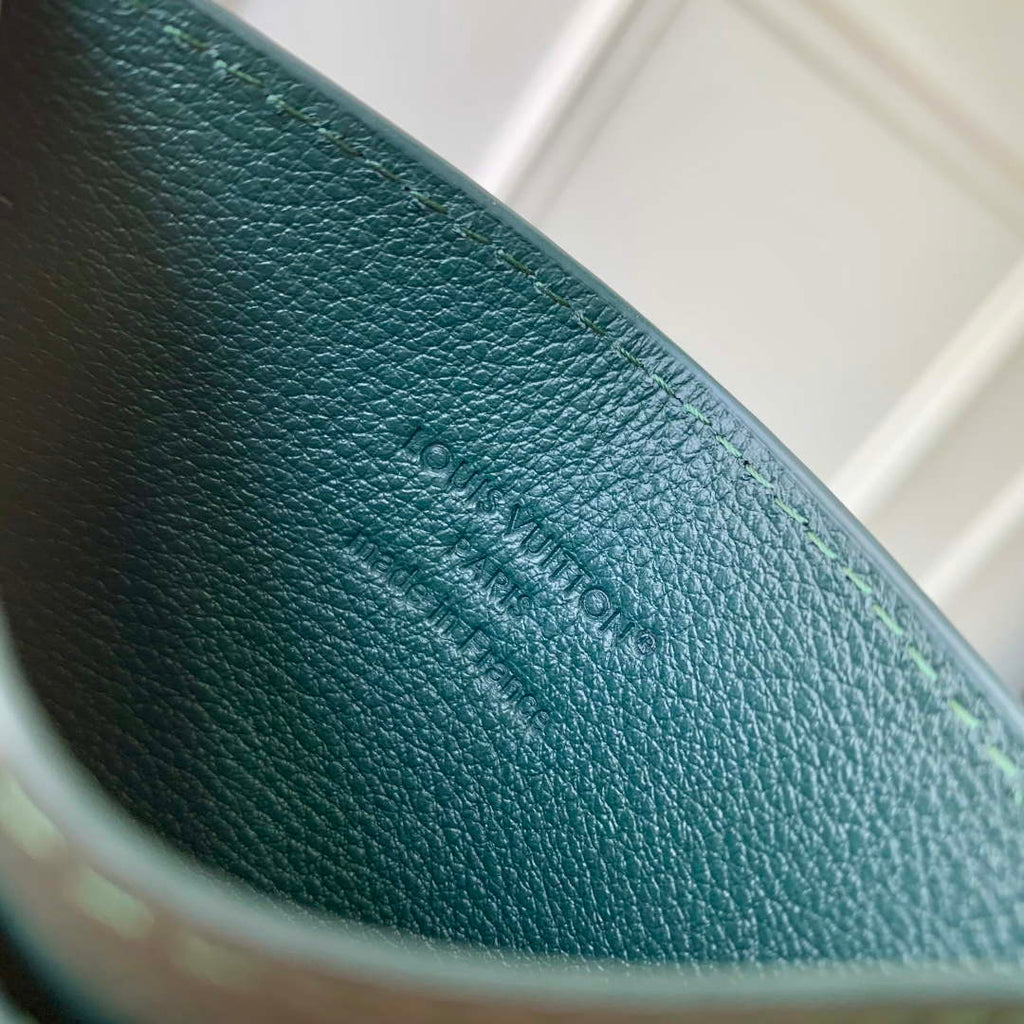 LV M62170 Louis Vuitton Double Card Holder Forest Green