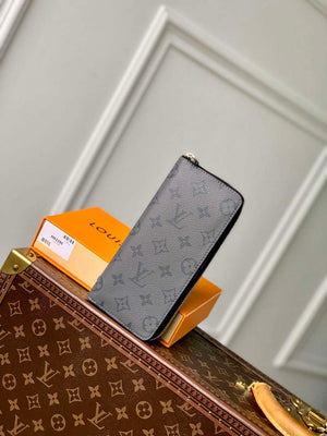 LV M62295 Louis Vuitton Zippy Wallet Vertical Gray - Default Title - View 3