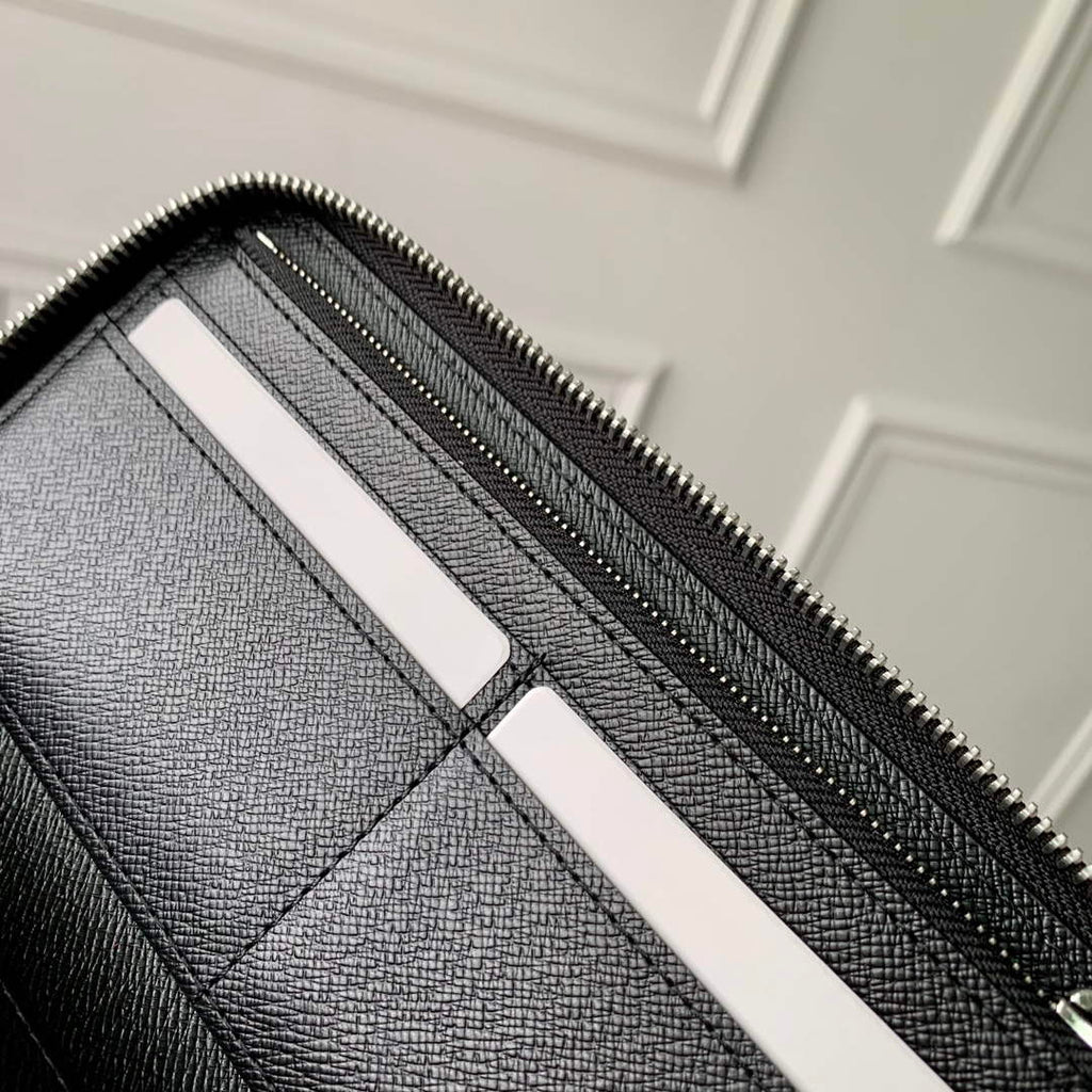 LV M62295 Louis Vuitton Zippy Wallet Vertical Gray