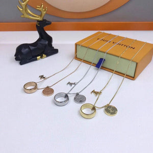 LV M62485 Louis Vuitton Monogram Charms Necklace Gold - Default Title - View 8