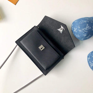 LV M63471 Louis Vuitton Mylockme Chain Pochette Black - Default Title - View 5