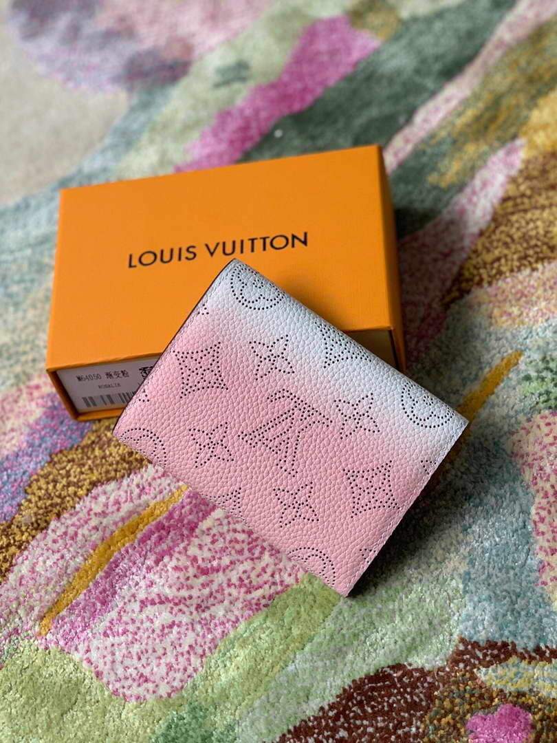 LV M64050 Louis Vuitton Anae Coin Purse Gradient Pink