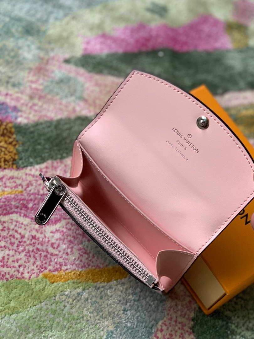 LV M64050 Louis Vuitton Anae Coin Purse Gradient Pink