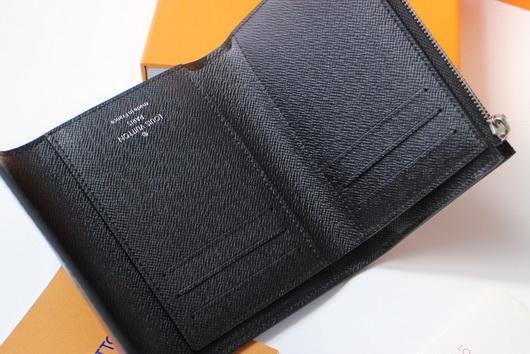 LV M64414 Louis Vuitton Twist Compact Wallet Epi Leather Black - luxibagsmall