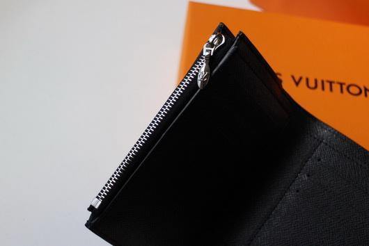 LV M64414 Louis Vuitton Twist Compact Wallet Epi Leather Black - luxibagsmall