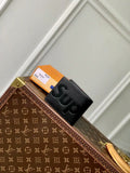 LV M67542 MULTIPLE Wallet Louis Vuitton x Supreme leather Black