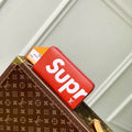LV M67548 Zippy Wallet Louis Vuitton x Supreme leather Red