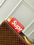 LV M67548 Zippy Wallet Louis Vuitton x Supreme leather Red