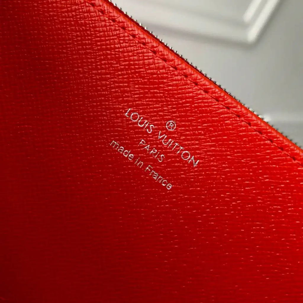 LV M67548 Zippy Wallet Louis Vuitton x Supreme leather Red