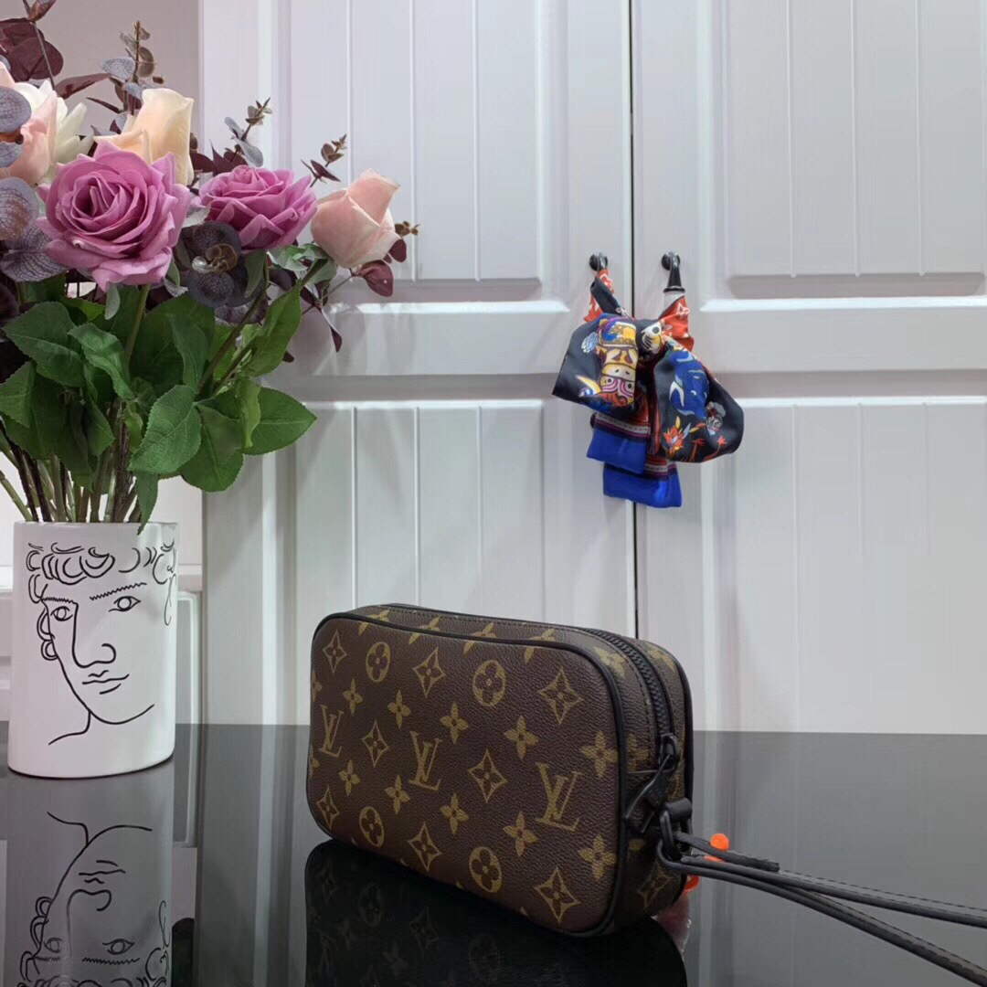 LV M68321 Louis Vuitton Pochette Volga Bag Brown - Default Title - View 3