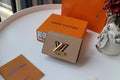 LV M68682 Louis Vuitton Twist Multicartes Wallet Epi Leather Apricot - luxibagsmall