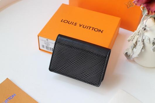 LV M68682 Louis Vuitton Twist Multicartes Wallet Epi Leather Black - luxibagsmall