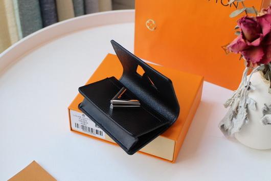 LV M68682 Louis Vuitton Twist Multicartes Wallet Epi Leather Black - luxibagsmall