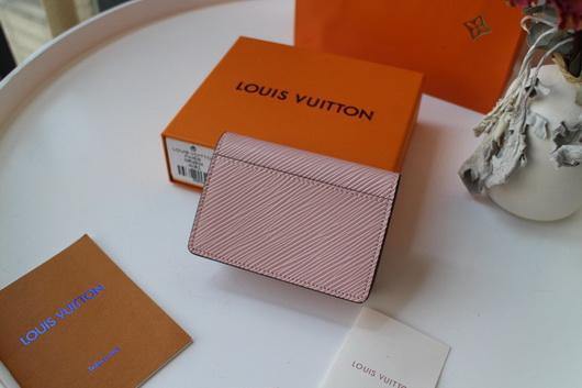 LV M68682 Louis Vuitton Twist Multicartes Wallet Epi Leather Pink - luxibagsmall