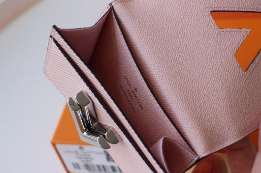 LV M68682 Louis Vuitton Twist Multicartes Wallet Epi Leather Pink - luxibagsmall
