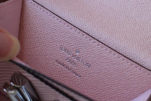 LV M68682 Louis Vuitton Twist Multicartes Wallet Epi Leather Pink - luxibagsmall