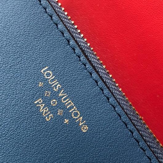 LV M69175 Louis Vuitton LV Pont 9 Compact Wallet Epi Leather Blue - luxibagsmall