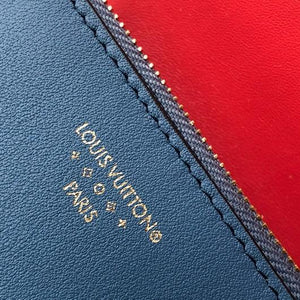 LV M69175 Louis Vuitton LV Pont 9 Compact Wallet Epi Leather Blue - luxibagsmall