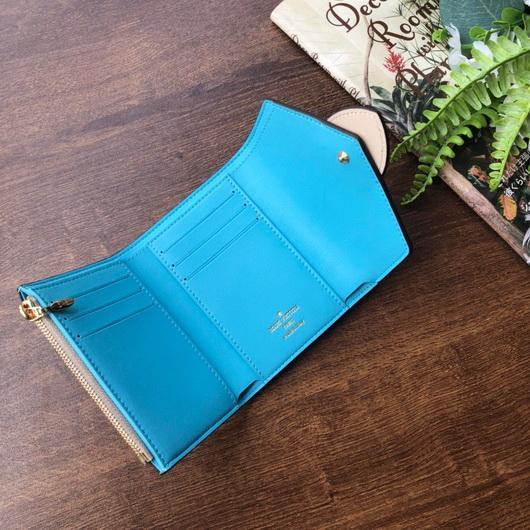 LV M69175 Louis Vuitton LV Pont 9 Compact Wallet M69177 Cowhide Leather Cream - luxibagsmall