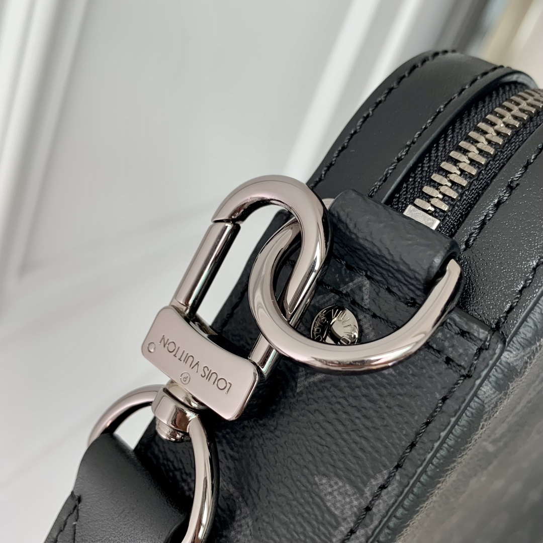 LV M69443 Louis Vuitton Trio Messenger Bag Monogram Eclipse Canvas - Default Title - View 6