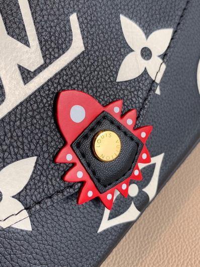 LV M69515 Louis Vuitton Crafty F¨¦licie Pochette Black - luxibagsmall
