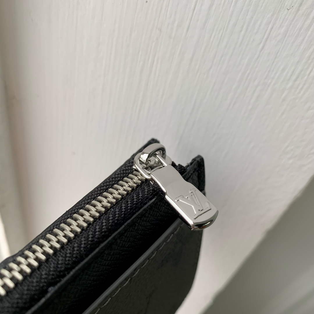 LV M69533 Louis Vuitton Coin Card Holder Gray