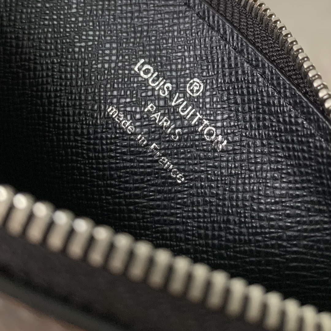 LV M69533 Louis Vuitton Coin Card Holder Gray