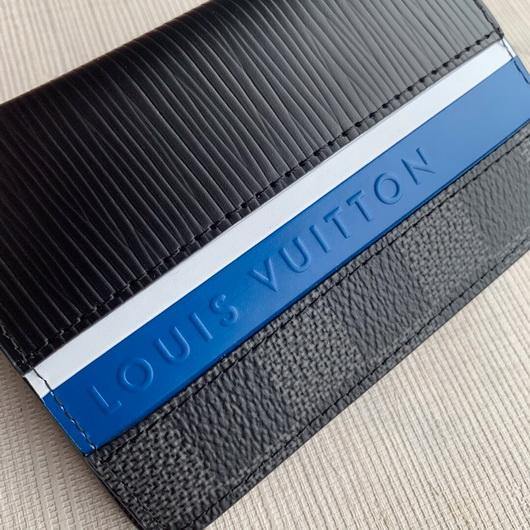 LV M69536 Louis Vuitton M61696  POCKET ORGANIZER Purse Black - luxibagsmall