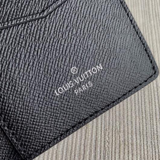LV M69536 Louis Vuitton M61696  POCKET ORGANIZER Purse Black - luxibagsmall