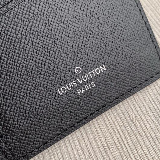 LV M69540 Louis Vuitton Brazza Wallet Epi Black - luxibagsmall
