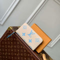 LV M69794 Louis Vuitton Zippy Wallet Blue - Default Title - View 1