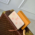 LV M69794 Louis Vuitton Zippy Wallet Pink - Default Title - View 1