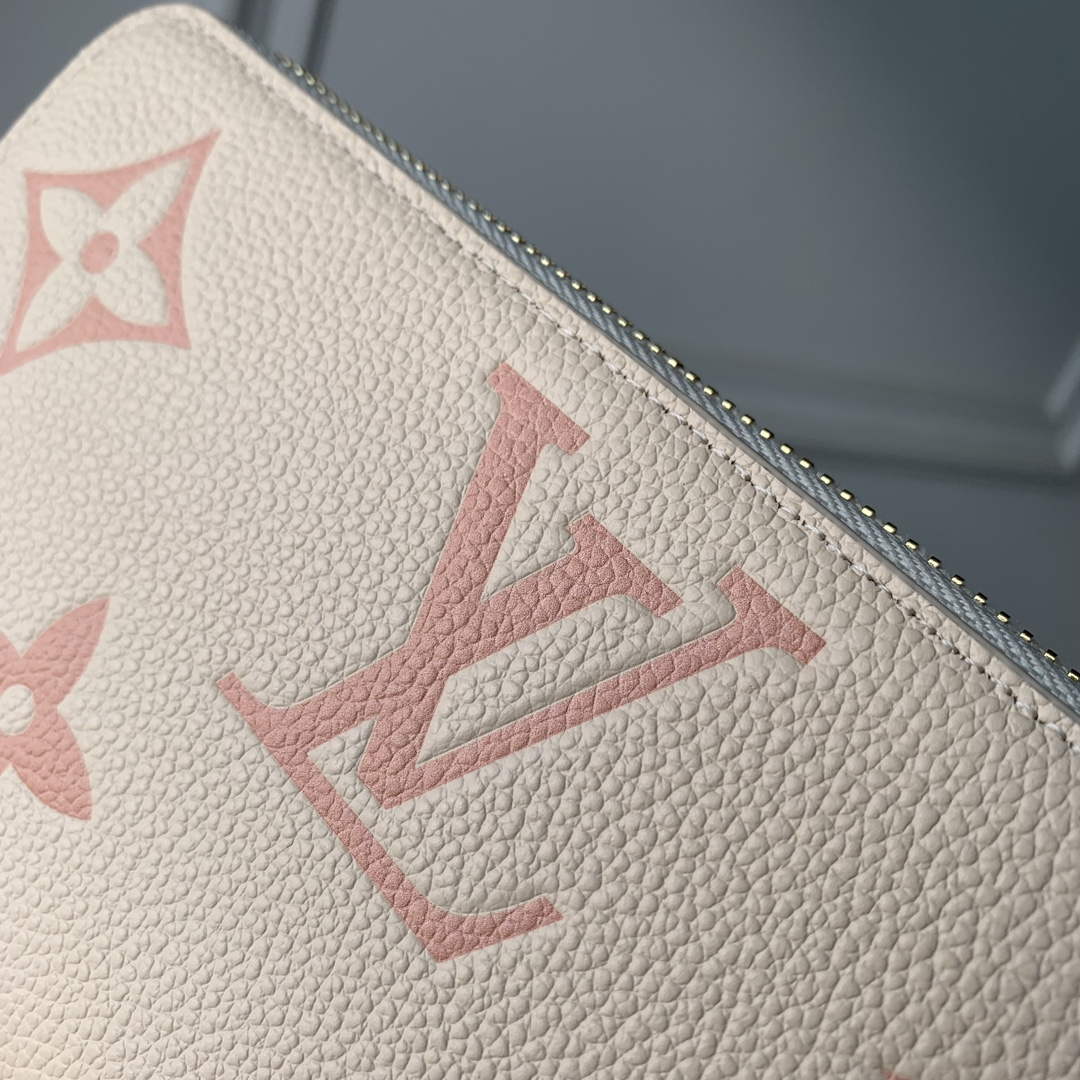 LV M69794 Louis Vuitton Zippy Wallet Pink