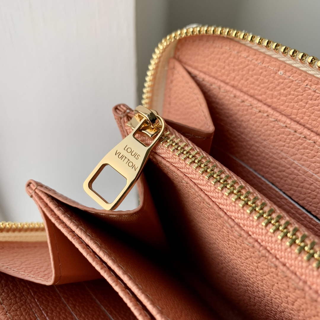 LV M69794 Louis Vuitton Zippy Wallet Pink