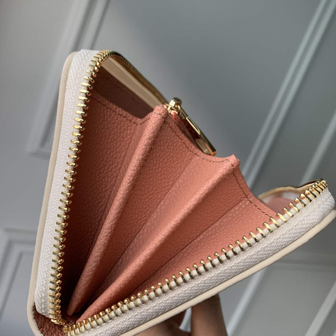 LV M69794 Louis Vuitton Zippy Wallet Pink - Default Title - View 9
