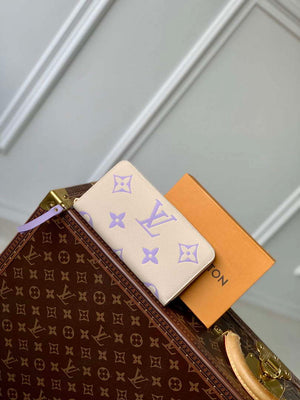 LV M69794 Louis Vuitton Zippy Wallet Taro Purple - Default Title - View 1
